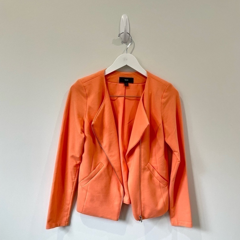 Mossimo Peach Zip Up Blazer